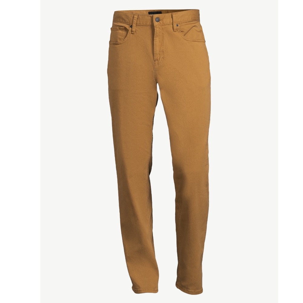 Free Assembly Men's Mid Rise Modern Straight Compact Twill Jeans - Picture 2 of 14